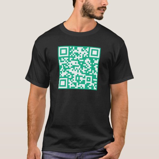 Editierbarer QR Code Generieren Sie Ihren eigenen  T-Shirt (Vorderseite)