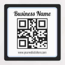 Editierbarer QR-Code & Text | Wasserdicht
