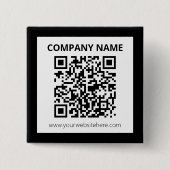 Editierbarer QR-Code und einfaches, benutzerdefini Button (Vorderseite)