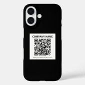 Editierbarer QR-Code und einfaches, benutzerdefini Case-Mate iPhone Hülle (Rückseite)