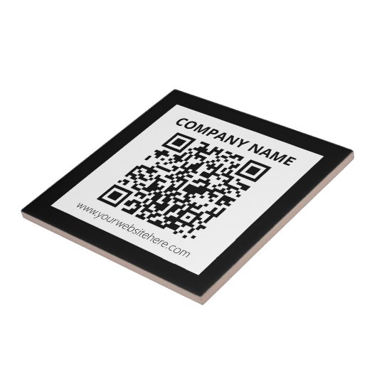 Editierbarer QR-Code und einfaches, benutzerdefini Fliese (Seite)