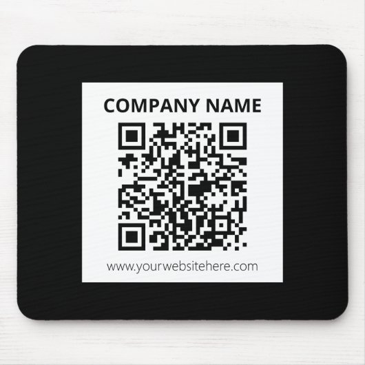 Editierbarer QR-Code und einfaches, benutzerdefini Mousepad (Vorne)