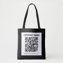 Editierbarer QR-Code und einfaches, benutzerdefini Tasche