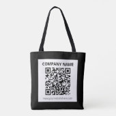 Editierbarer QR-Code und einfaches, benutzerdefini Tasche (Rückseite)