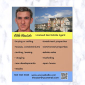Editierbarer Real Anwesen Agent Flyer