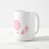 Editierbarer Text Cherry Blossom Tasse zum Geschen (VorderseiteRechts)
