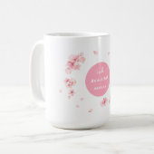 Editierbarer Text Cherry Blossom Tasse zum Geschen (Vorderseite Links)