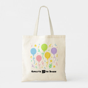 Editierbarer Wachsmalstift-Stil – Balloon Bash für Tragetasche