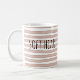 Editierbarer weicher Herz starkes Seele Minimal-Zi Kaffeetasse