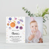 Editierbares Außenraumkids-Party einladen Einladung (Stehend Vorderseite)