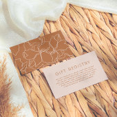 Editierbares Boho Colors Brunch & Bubbly Brautpart Begleitkarte