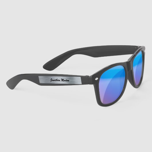 Editierbares Brautparty aus gebürstetem Stahl (Rechts)