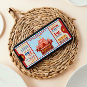 Editierbares Circus Ticket zum ersten Geburtstag Einladung