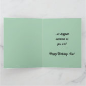 Editierbares Doggone Phantastisch Geburtstag Karte (Innenseite)