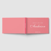 Editierbares Dual Color-Elegant-Hochzeitsskript Gästebuch (Voll)