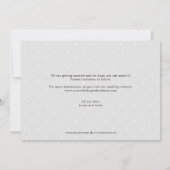 Editierbares farbiges Glück, das Hochzeitende been Einladung (Rückseite)