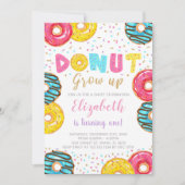 Editierbares farbiges Party laden ein Einladung (Vorderseite)