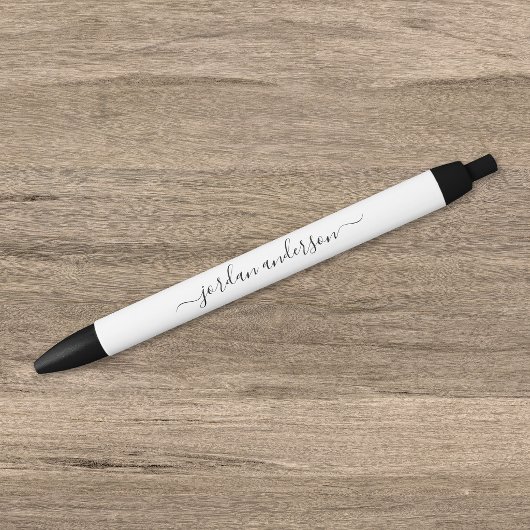 Editierbares Farbkalligrafie-Script Personalisiert Kugelschreiber