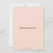 Editierbares Foto Adoption Celebration Party Einladung (Rückseite)