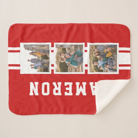 Editierbares Foto für die Farbsportivität Weiße St Sherpadecke (Vorderseite (Horizontal))