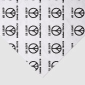 Editierbares Friedenszeichen Seidenpapier (Ausschnitt)