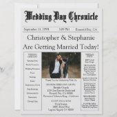 Editierbares Hochzeitsprogramm für zeitgenössische (Vorderseite)