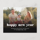 Editierbares Holiday Foto Feiertagspostkarte (Vorderseite)