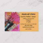 Editierbares Kunststudio Visitenkarte (Vorderseite)