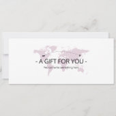 Editierbares Marokko Boarding Pass Flugzeug Ticket Einladung (Rückseite)