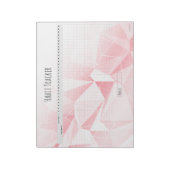 Editierbares monatliches Habit-Tracker-Notepad Notizblock (Rotiert)