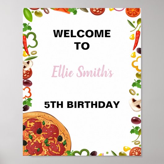 Editierbares Party-Eintrittspaket Poster (Vorne)