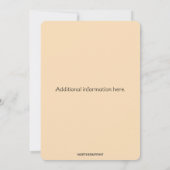 Editierbares Party für Herbstblätter und Berries Einladung (Rückseite)