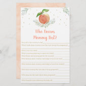 Editierbares Peach Gold, das Mommy Best Game kennt (Vorne/Hinten)