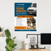 Editierbares Poster für bewegliche Dienste (Heimbüro)