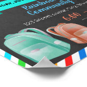 Editierbares Rucksack, das dem Flyer Poster (Ecke)