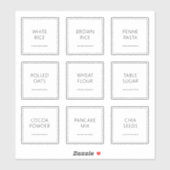 Editierbares Set mit moderner Steckdose 2 Zoll Aufkleber (Blatt)