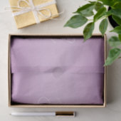 Editierbares Soft Mauve Ombre & White Text Script Seidenpapier (Geschenk)