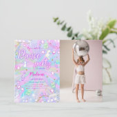 Editierbares Tance Birthday Foto Einladung (Stehend Vorderseite)