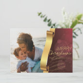 Editierbares Weihnachtsgebäck Feiertagskarte (Stehend Vorderseite)