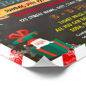 Editierbares Weihnachtsgeschenk Wrapping Fundraise Poster (Ecke)