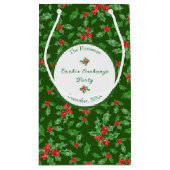 Editierbares WeihnachtskochtParty Frohe Weihnachte Kleine Geschenktüte (Rückseite)