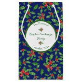 Editierbares WeihnachtskochtParty Frohe Weihnachte Kleine Geschenktüte (Rückseite)