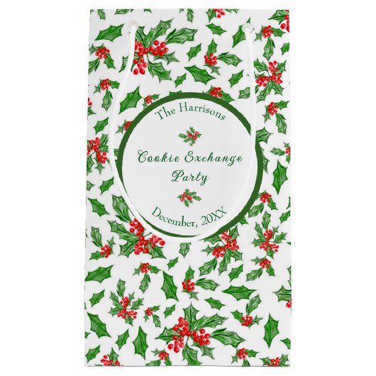 Editierbares WeihnachtskochtParty Frohe Weihnachte Kleine Geschenktüte (Vorderseite)