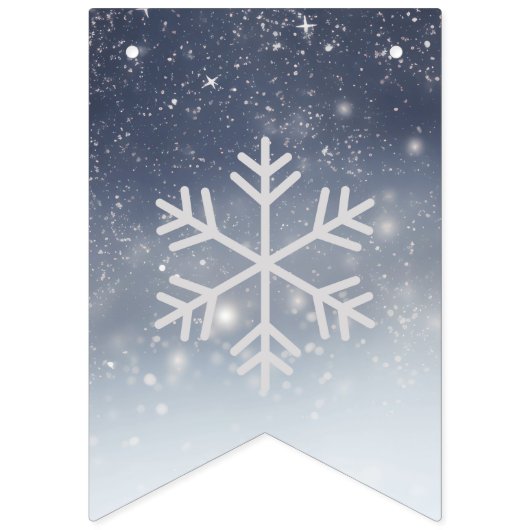 Editierbares White Christmas Banner (Erste Fahne)