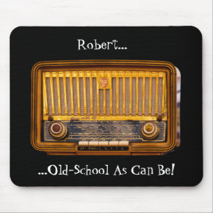 Editiername Antique Tube Retro Radio Mouse Pad Mousepad