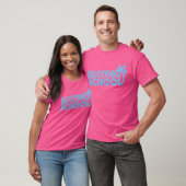 EDITINGSCHOOL blueonpink T-Shirt (Unisex)