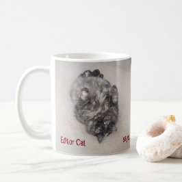 Editor Cat Says von RoseWriter-Tasse Kaffeetasse
