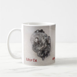 Editor Cat Says von RoseWriter-Tasse Kaffeetasse