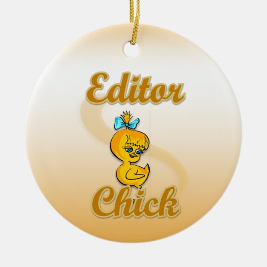 Editor Chick Keramikornament (Vorne)