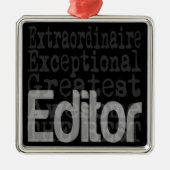 Editor Extraordinator Ornament Aus Metall (Vorne)